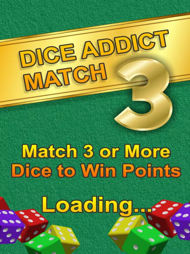 ภาพหน้าจอของ Dice Addict Match 3 with Buddies - Play Your Friends Live iPad 
