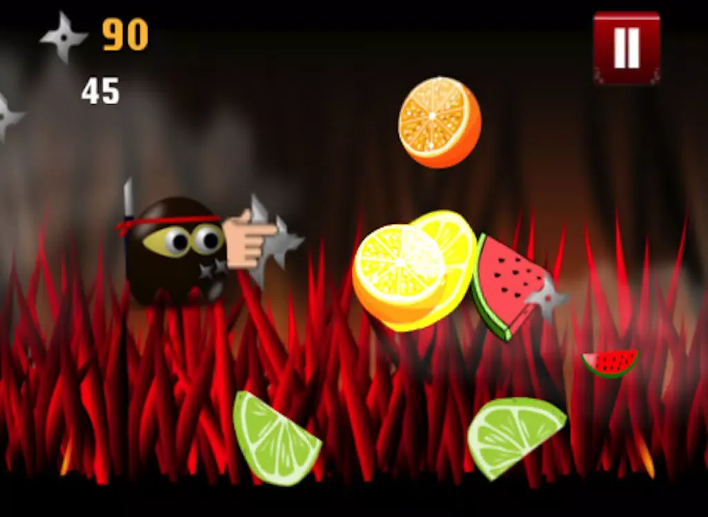 Capturas de pantalla de Ninja Chops It Up Game: Chopping Around The World with a Broken Sword for Eternity - Infinity Swift Mania & No Blood iPad 