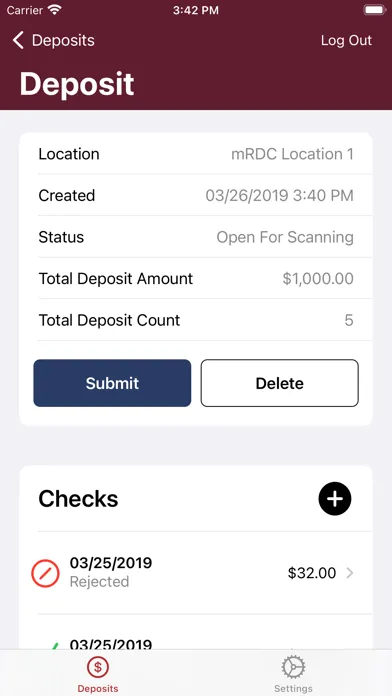 Ảnh chụp màn hình của First Fed Business Capture