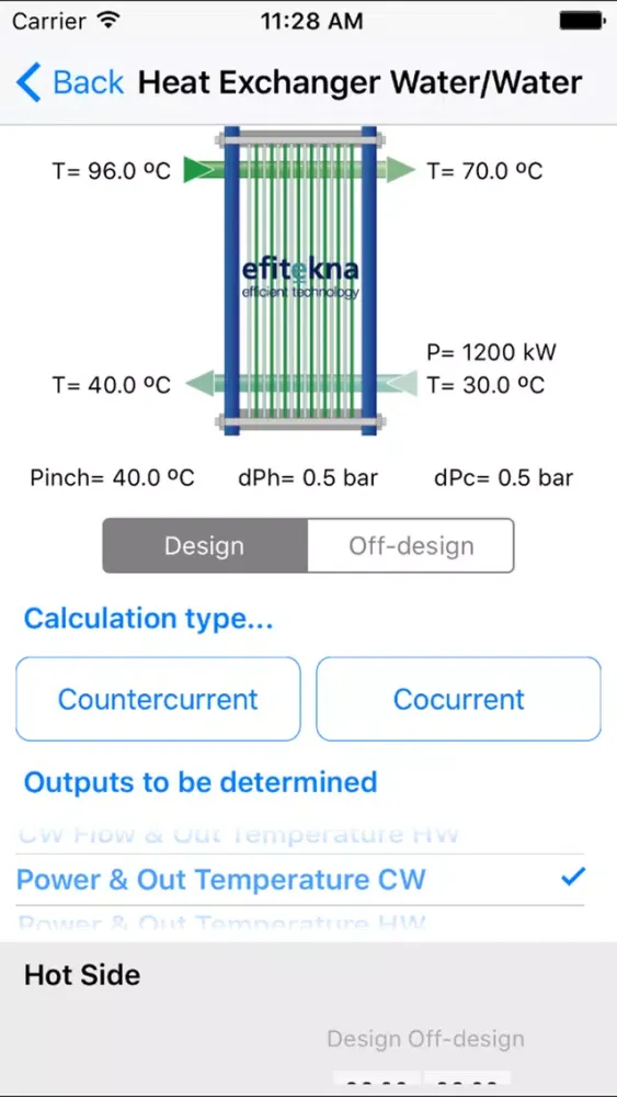 Скриншоты efitekna - thermodynamics app