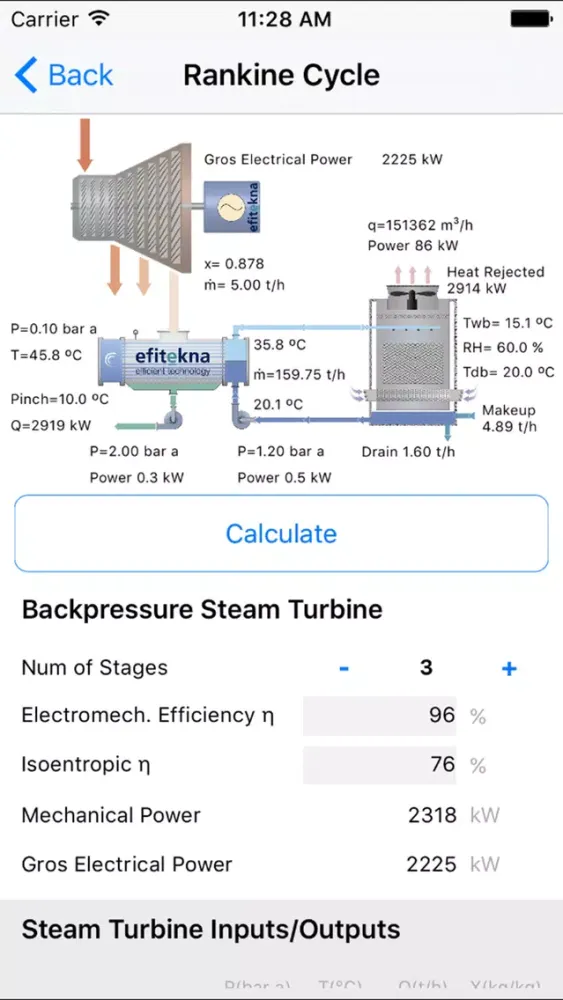 Скриншоты efitekna - thermodynamics app