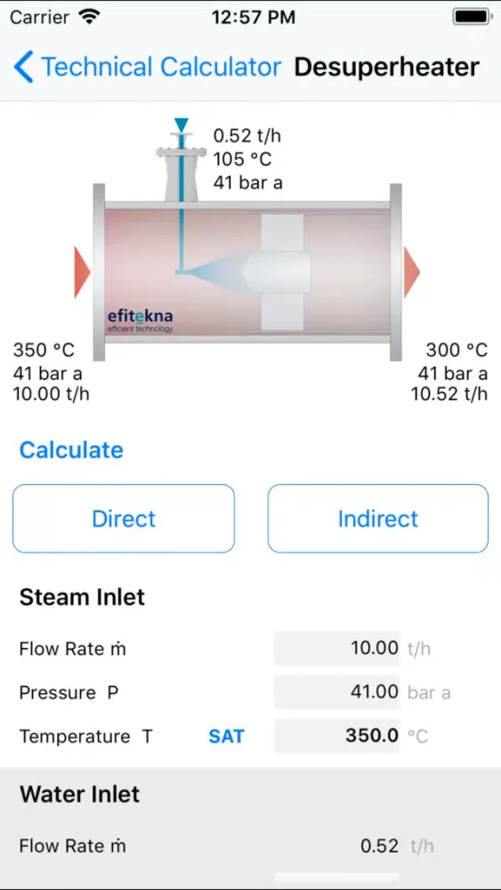 Скриншоты efitekna - thermodynamics app