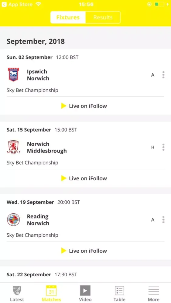 Norwich City Official App应用截图