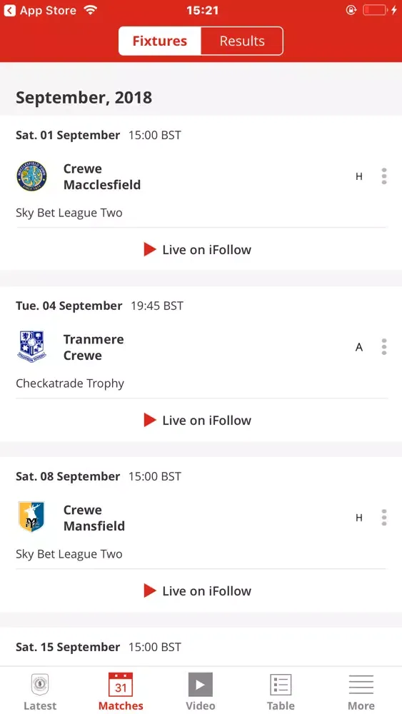 Crewe Alexandra Official App應用截圖