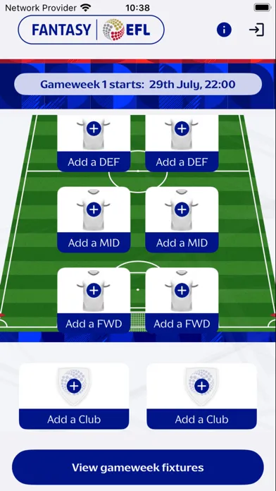 Fantasy EFL Official Screenshots