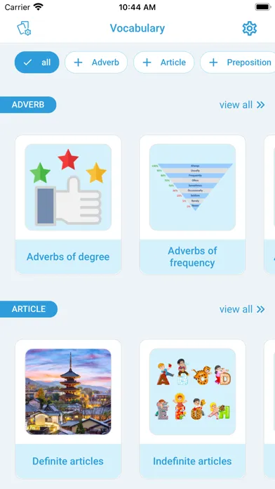Screenshot di EFL - ESL Grammar