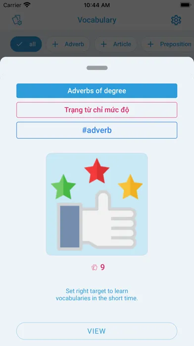 Screenshot di EFL - ESL Grammar