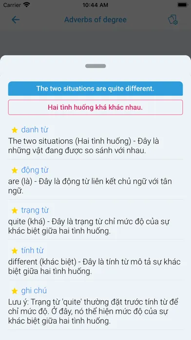 Screenshot di EFL - ESL Grammar