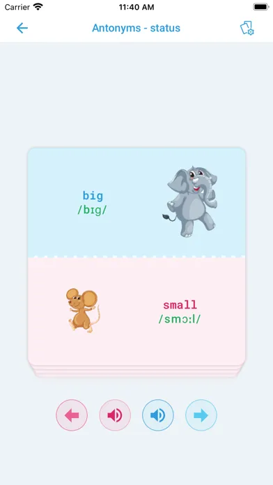 ภาพหน้าจอของ EFL Vocabularies