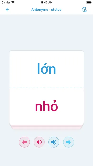 ภาพหน้าจอของ EFL Vocabularies