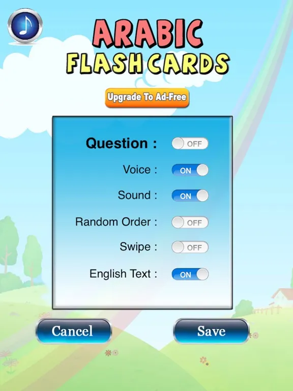 Zrzuty ekranu Arabic Baby Flash Card iPad 