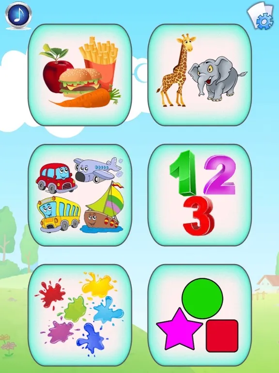 Korean Baby Flash Cards iPad  Screenshots