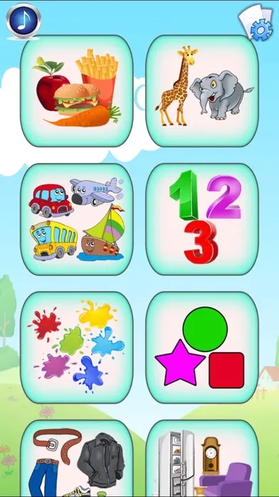 Korean Baby Flash Cards Screenshots