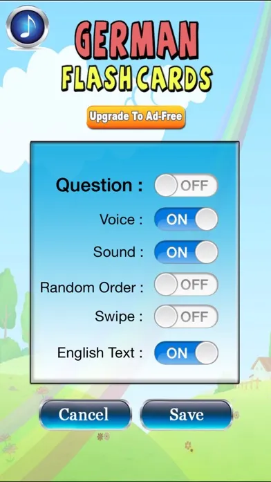 Learn German Baby Flash Cards سکرین شاٹس