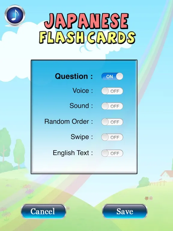 Zrzuty ekranu Japanese Learning Flash Cards iPad 