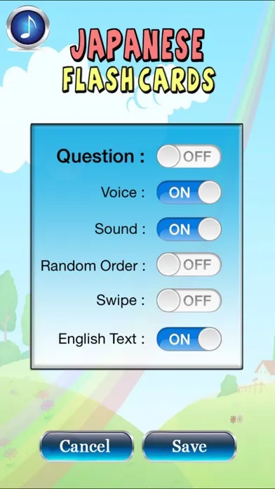 Zrzuty ekranu Japanese Learning Flash Cards