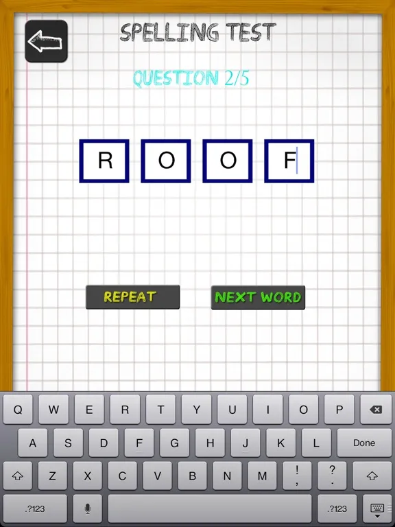 Capturas de tela do English Spelling Test: 500+ Flashcards Vocabulary iPad 