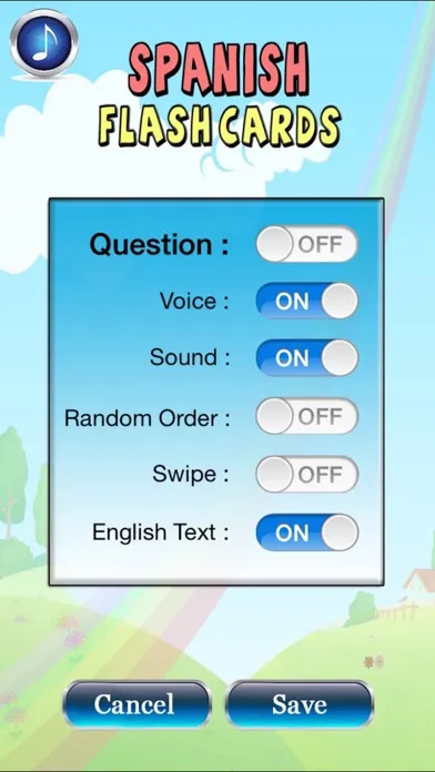 تصاویر Spanish Baby Flash Cards