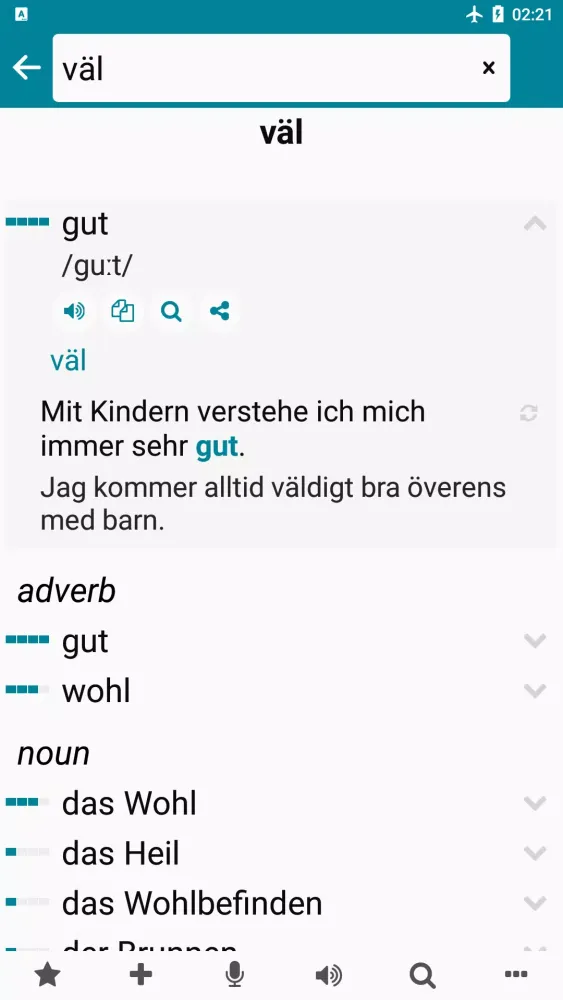 Screenshot di German - Swedish