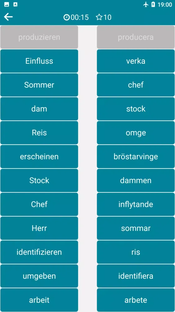 Screenshot di German - Swedish