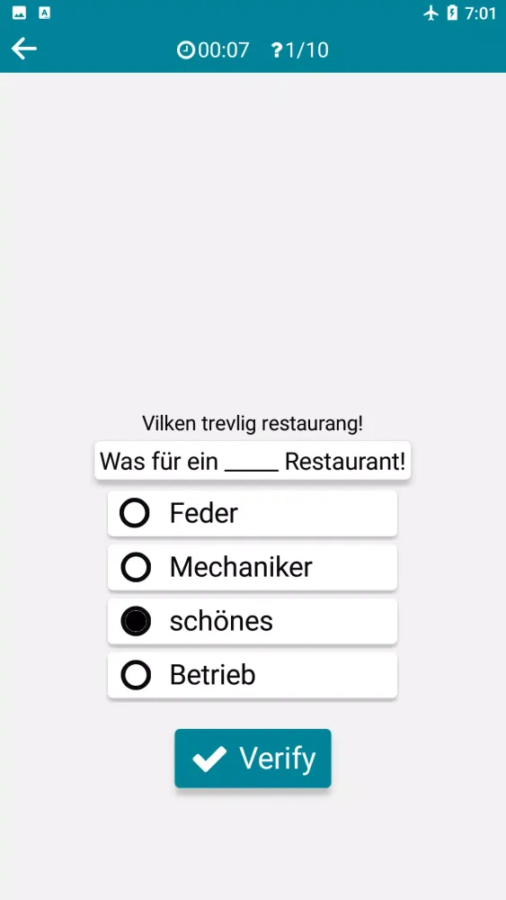 Screenshot di German - Swedish