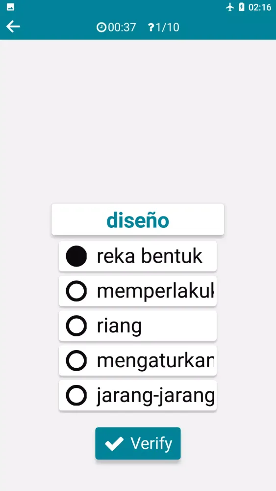 Malay - Spanish Screenshots