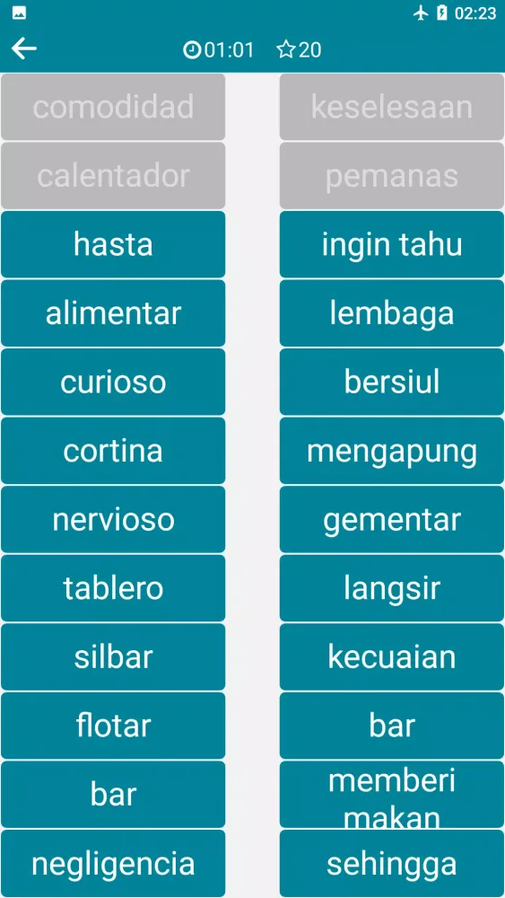 Malay - Spanish Screenshots