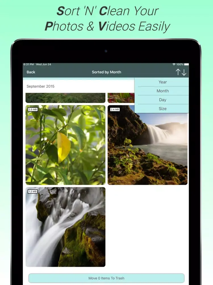 SSC- photo Organizer & Cleaner iPad  Screenshots