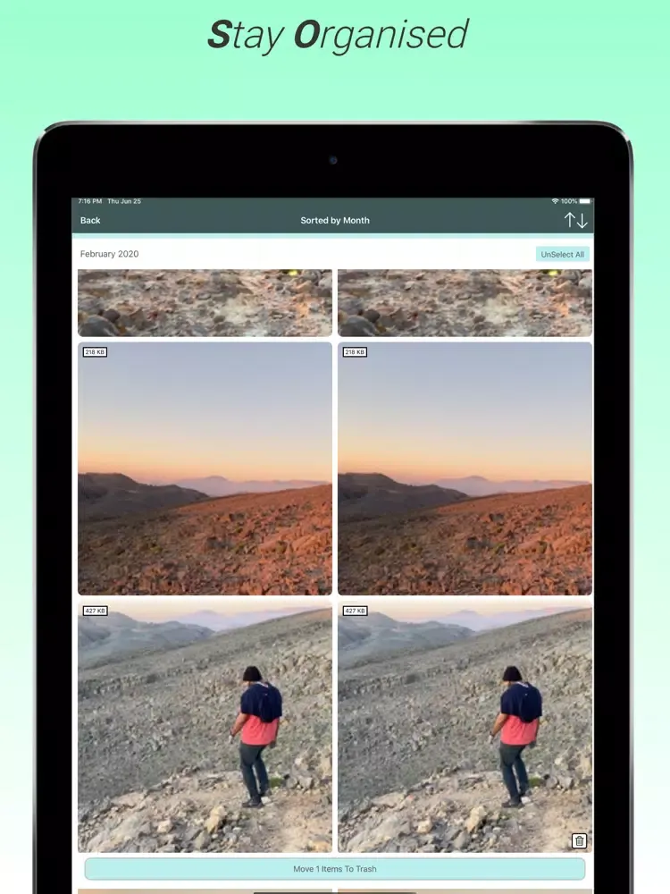 SSC- photo Organizer & Cleaner iPad  Screenshots