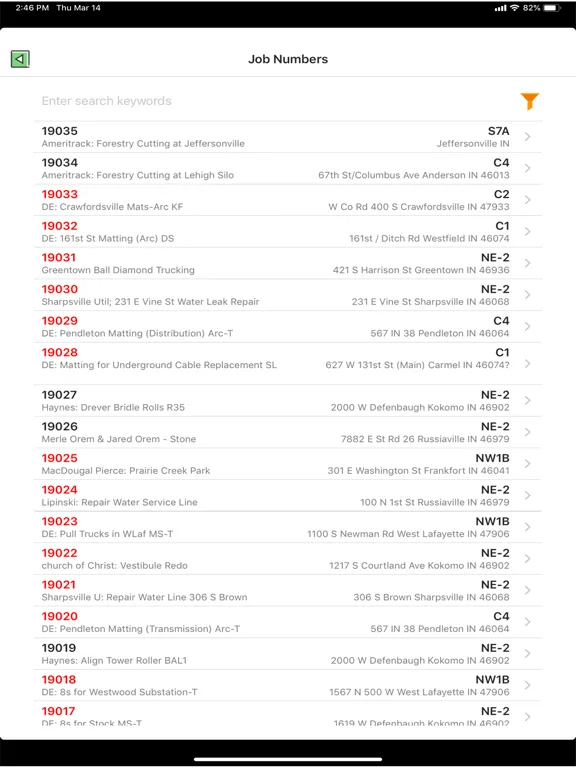 eForms Mobile iPad  Screenshots