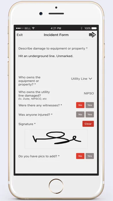 eForms Mobile Screenshots