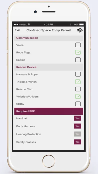 eForms Mobile Screenshots