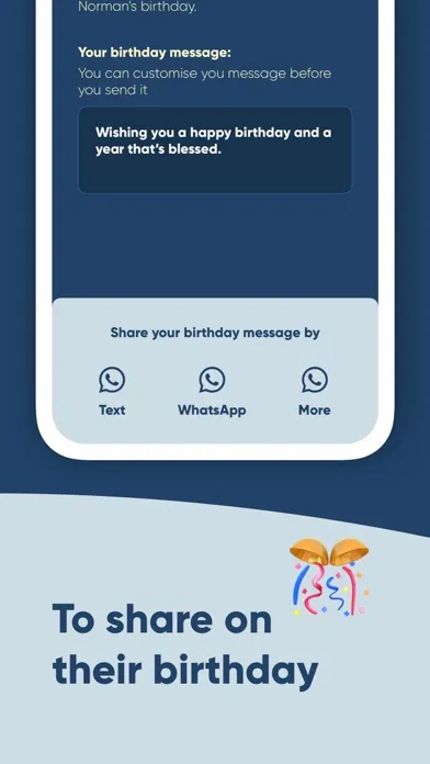 Capturas de pantalla de Birthday Reminder & Scheduler