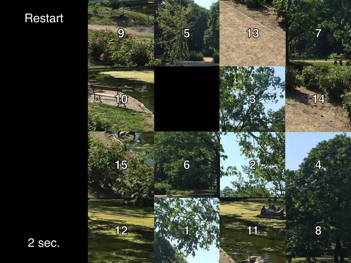 Fifteen Game - 15 Tile Puzzle iPad 应用截图