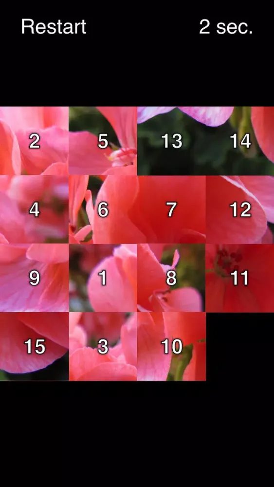 Fifteen Game - 15 Tile Puzzle应用截图
