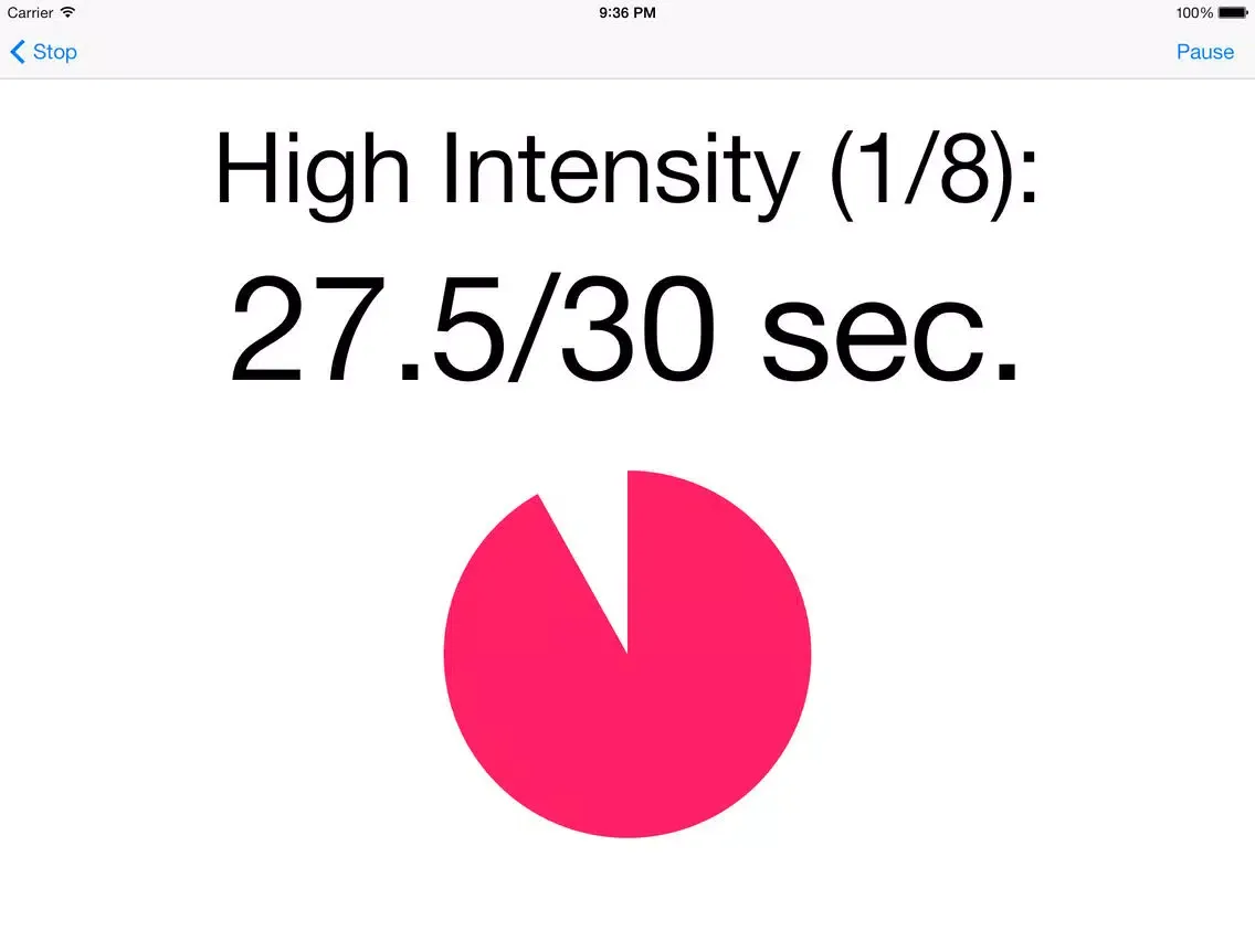 My Interval Timer - High Intensity Interval Training iPad  スクリーンショット