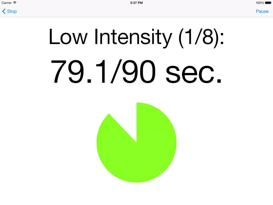 My Interval Timer - High Intensity Interval Training iPad  スクリーンショット