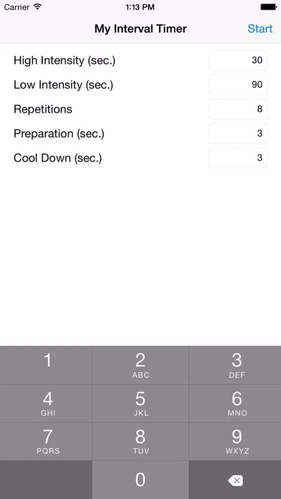 My Interval Timer - High Intensity Interval Training スクリーンショット