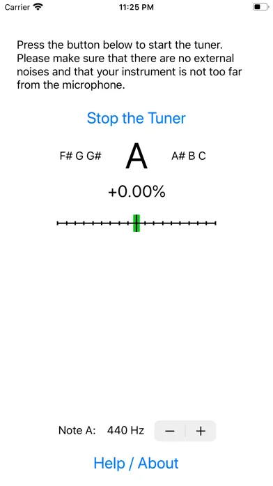 Chromatic Instrument Tuner應用截圖