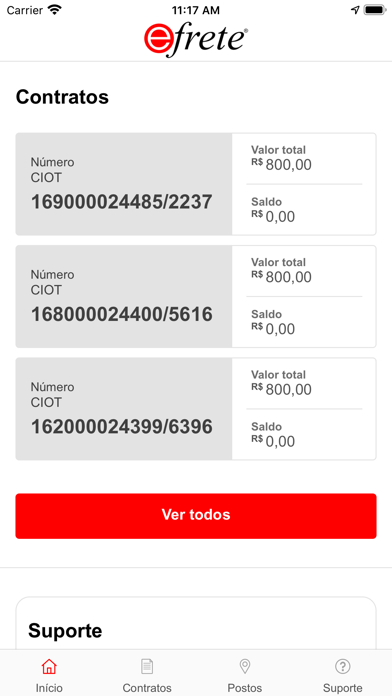 e-frete Screenshots
