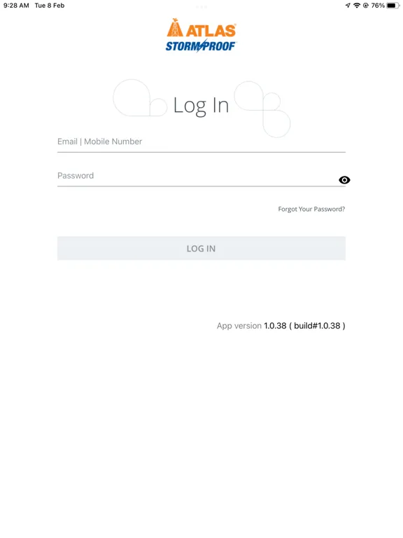 Tangkapan skrin Atlas Storm Proof iPad 