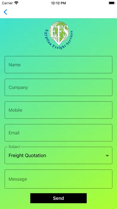 EFS Tracking Screenshots