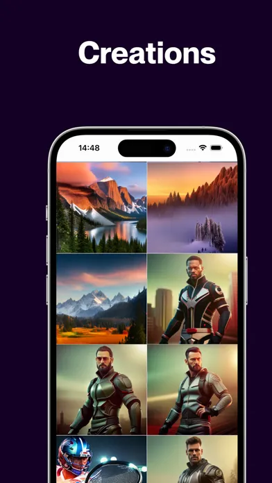 Tangkapan layar PixImagine: AI Image Generator