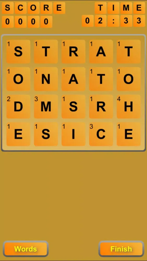 Ảnh chụp màn hình của Word Tease Lite