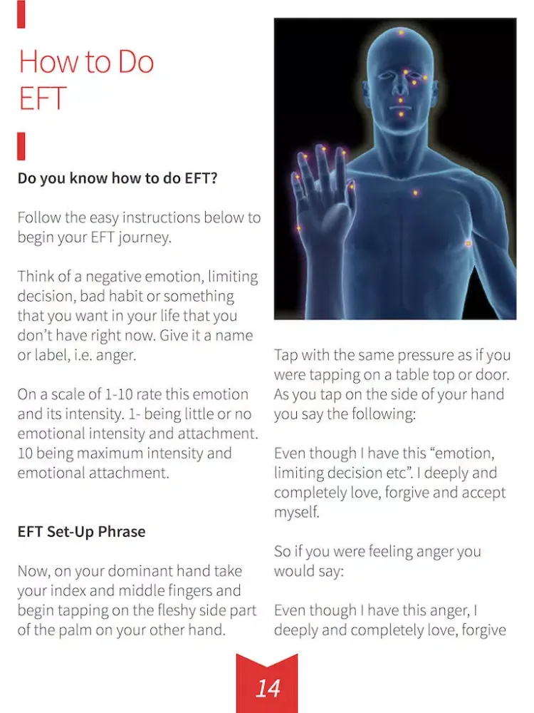 Captures d'écran de Heal Yourself with Emotional Freedom Technique - EFT - Reduce Stress, Re-Energize and Transform Emotions! iPad 