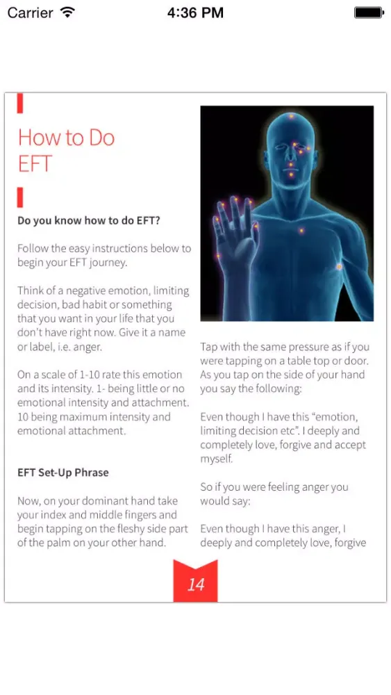 Captures d'écran de Heal Yourself with Emotional Freedom Technique - EFT - Reduce Stress, Re-Energize and Transform Emotions!