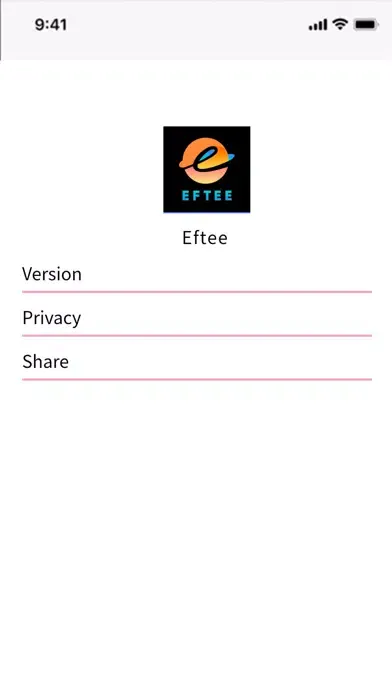 Eftee سکرین شاٹس