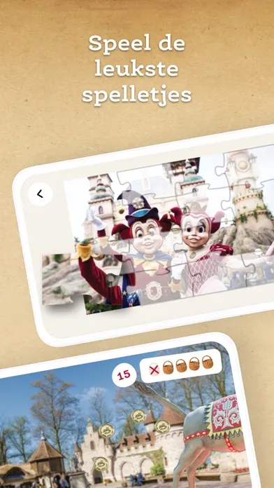 Capturas de tela do Efteling Kids