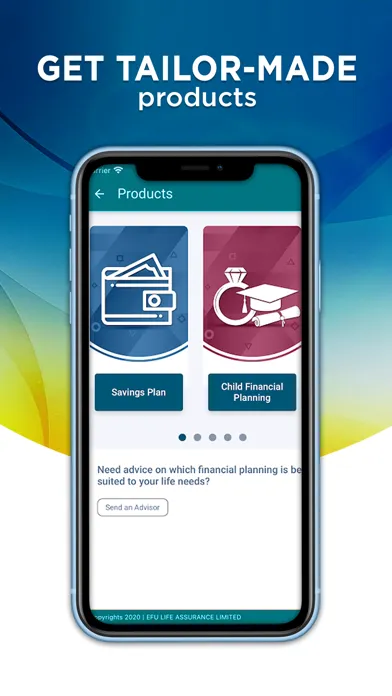 Ảnh chụp màn hình của EFU Life PlanIT