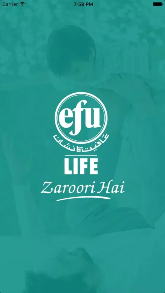 Capturas de tela do EFU Life Agent App
